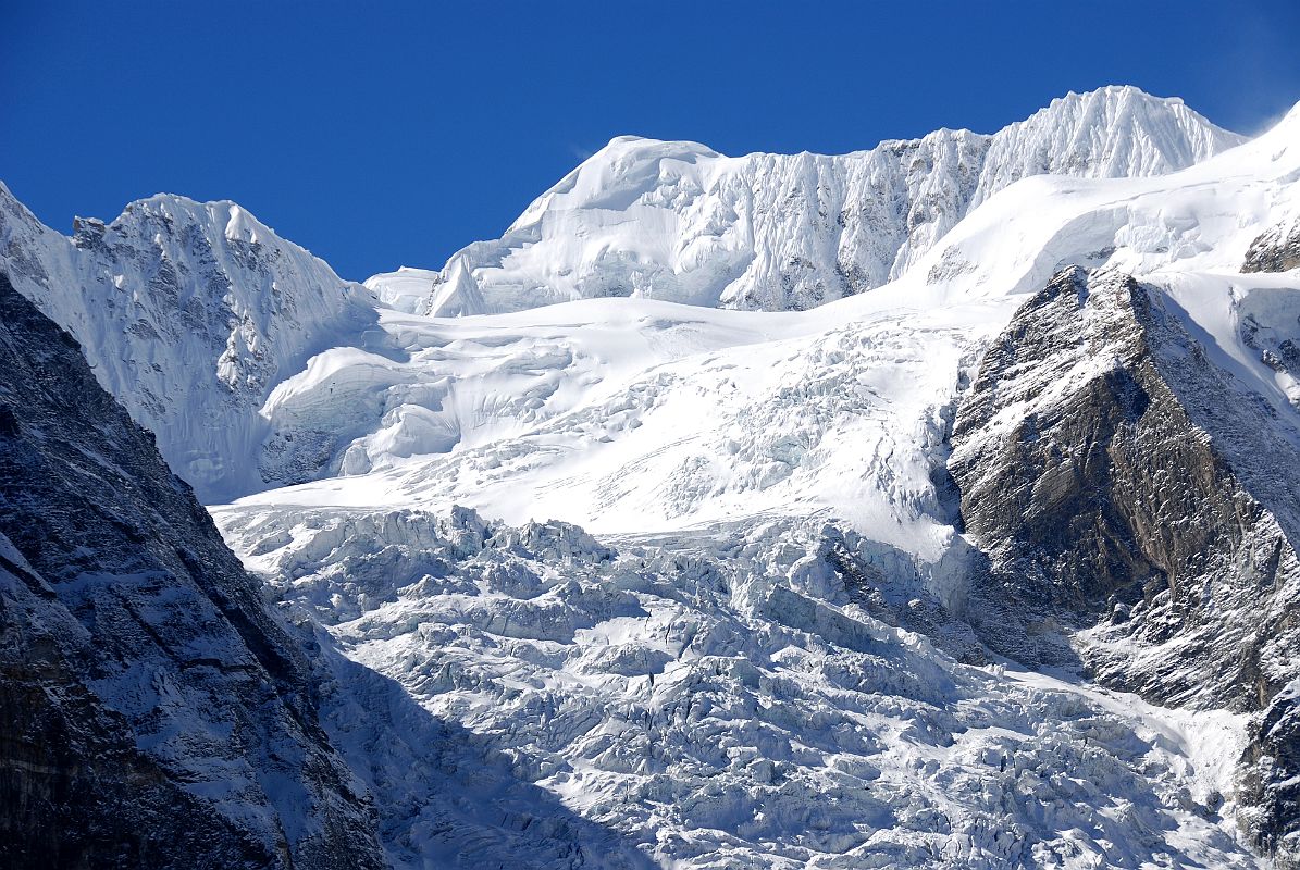 35 Madiya Peak Bhairab Takura Close Up From Ridge Above Shingdip On Trek To Shishapangma Advanced Base Camp Bhairab Takura Madiya Peak (6799m) close up from the ridge above Shingdip. The mountain to the left is Gyalzen Peak.